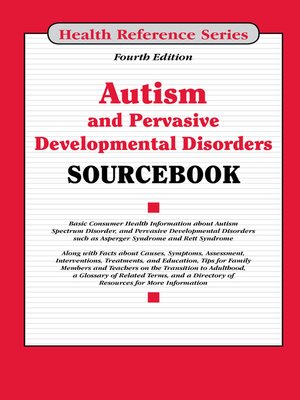 cover image of Autism and Pervasive Developmental Disorders Sourcebook